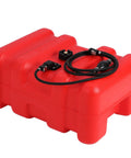 12 Gallon Portable Marine Gas Tank With Fuel Line And Universal Adapter HDPE Leak Proof Design Built In Fuel Gauge For Fishing Boat Yacht And Generator