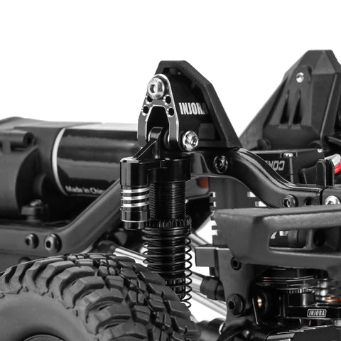 Heavy Duty Aluminum Shock Mount Height Lift Kit For 1/18 RC Crawler TRX4M Defender Bronco Upgrade Black CNC Machined Construction