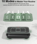 Total Body Vibration Plate For Kickstart Fat Burn And Lymphatic Drainage Home Gym Workout with 10 exercise modes graphic