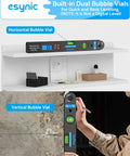 Flat Out Precise 16 Inch Digital Angle Finder Crafted From Durable Aluminum Alloy Featuring An Easy Read Scale Built For Woodworking And Cabinetry When You Gonna Strike Exactly Where It Counts on a shelf and in hand.