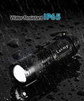 Ultra Bright Tactical Flashlight 2 Pack Mini LED Flashlight With Belt Clip Zoomable Beam 3 Modes Waterproof For EDC in rain