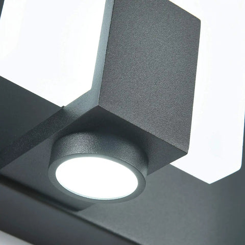 Matte Black Dimmable LED Vanity Lights For Bathroom Above Mirror Kit With Four Fixtures Sleek Bright LED Vanity Lighting Bar Set Easy Install 7249 Mounting Hardware Included