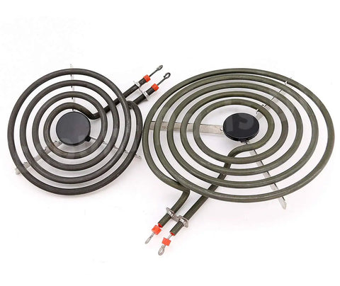 4 Pack MP22YA Electric Range Burner Element Set For 6 Inch MP15YA And 8 Inch MP21YA Replacement Burners Easy No Fuss Install Compatible