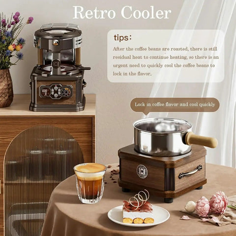 No Fuss Coffee Bean Roaster 700 Watt Home Machine Packs Auto Chaff Separator And Built In Smoke Extractor Smooth Roast Curves