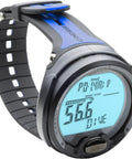Leonardo 2.0 Dive Computer Watch Black Blue With Backlit Display Water Resistant Nitrox And Gauge Modes One Button Dive Management