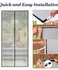 Installation steps for Heavy Duty Magnetic Screen Door With Micro Mesh For Easy Hands Free Entry And Exit No Fuss, Kid Friendly