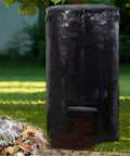 34 Gallon Outdoor Compost Bag For Garden Use Reusable Heavy Duty Collapsible Yard Waste Sack With Airtight Zippers Waterproof And Sun Resistant