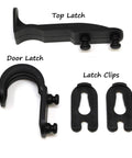 Mailbox Plastic Latch Repair Kit For Solar Group Mailbox Easy Install No Tools Required Includes Finger Handle One Latch And Two Mounting Brackets Fits Plastic Latch Not For Metal Latches A Simple DIY Fix showing plastic parts