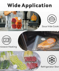 Reusable Vacuum Sealer Bags 45 Pcs Set S M L For Food Storage BPA Free microwave cooking sous vide and refrigerator storage