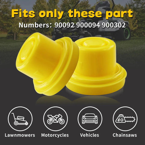 Blitz Yellow Gas Can Spout Cap Top Hat Style Universal Fit Self Venting Replacement Cap 10 Pack for Spouts 900092 900094 900302