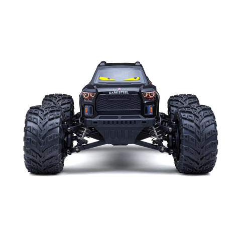 Brushless Fast RC Car With 56 Plus MPH, Standing Backflip Ready, One Sixteen Scale 4WD Monster Truck, Off Road RTR front view