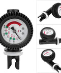Must Have 0 To 5 PSI Air Pump Pressure Gauge For Inflatable Kayaks Boats And Surfboards Pro Grade Barometer With Easy Read Dial.