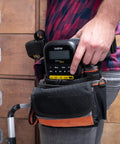 Knockout Performance P Touch Pro Label Maker equipped with one touch keys in a workshop pouch for easy access.
