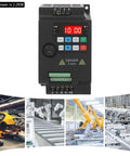 Plug-And-Play High-Performance Variable Frequency Drive 0.75kW 1.5kW 2.2kW VFD with vector control for CNC spindle systems