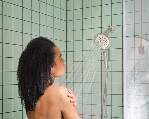 Premium Handheld Showerhead With Magnetic Docking Station, Hella Flexible Multi Jet Spray Controls, Durable Sixty Inch Rubber Hose, Smudge Resistant Brushed Nickel Finish For Top Notch Bathroom Refresh