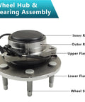 Front Wheel Bearing Hub Assembly 515054 Fits Cadillac Escalade 2002 2006 Chevrolet Avalanche 1500 Express 1500 2500 Silverado