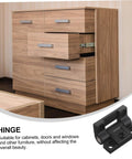 Adjustable Torque Friction Hinges For Cabinets And Furniture Plastic Folding 90 Degree Doors Anti Sag Design on drawer