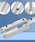 EZ Twist Ties Drill Chuck Tool For Chain Link Fence made of metal with integrated molding and universal drill handle