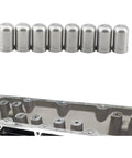 8 Piece AFM DOD Oil Passage Seal Plug Set For 2005 To 2019 Gen IV And Gen V LSX And LT Engine Series, silver plugs and cover