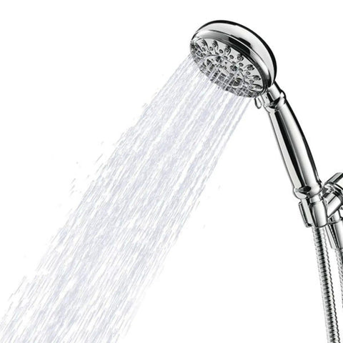 Banbury Mediterranean Bronze 5 Spray Hand Shower With Hose And Bracket 4 Inch Diameter Showerhead High Pressure Coverage