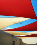 Waterproof Sun Shade Sail Right Triangle 12 Ft By 12 Ft By 17 Ft With Hardware Kit UV Block Awning for Backyard Pergola Red