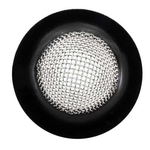 RV Heavy Duty Screen Washer Filter 2 Pack Replacement For Garden Hose And City Water Fill Inlets 1 Inch top view black frame