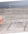 Must Have Pendulum Frame Physics Desk Toy For Learning And Decor, Cradle Style Science Education Gadget demonstration