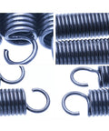 Dual Hook Tension Springs Pair With Strong Steel Wire 1.6mm By 12mm For Heavy Duty Projects showing detailed coil design and hooks.