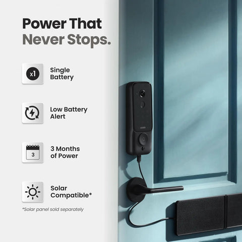 All In One Front Door Smart Lock With Palm Vein And Fingerprint Scanning Keyless Entry Video Camera And Smart Doorbell Slick Design Hassle Free Setup Unbeatable Security Edge