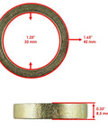 Premium Replacement Primary Clutch Needle Bearing Kit For Polaris Sportsman X2 550 2010 Smashes The Trail Hard Without Any Breakdown Stress Easy Install No Mods Required So You Keep Riding With Full Confidence All Day Long, 1.25in x 1.65in x 0.33in steel ring