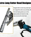 Top Shelf 1800w High Speed Foam Planer Saw For Quick Spray Insulation Cutting And Polyurethane Wall Trimming With 70cm Blade, featuring an extra-long cutter head.