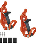 Overlanding Shovel Rack Mount Kit For Roof Racks And Trucks showing two heavy duty rubber clamp grips, screws, and non-slip pads