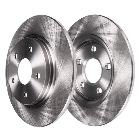 Pair of rear rotors for Rear Brake Kit For Dodge Grand Caravan Journey Town And Country With 12.91 Inch Rotors And Ceramic Brake Pads
