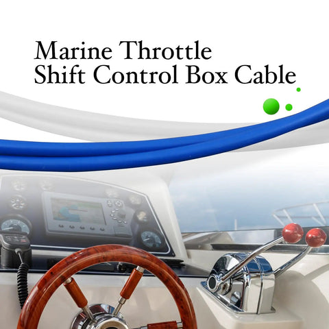 33C Boat Control Cable Throttle And Shift Remote For Yamaha Outboard Motors Marine Steering System 14 Ft Two Pack Blue Pro Grade Heavy Duty Cable For Smooth Shifts And Precise Steering On High Speed Watercraft