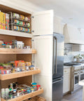 Kitchen cabinet with Soft Close Cabinet Hinges Set Of 20 Pieces Nickel Plated One And One Quarter Inch Overlay 105 Degree