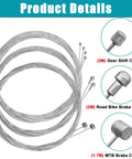 Universal Bicycle Brake Cable And Housing Kit With O Rings And End Caps For Mountain And Road Bikes cable details image