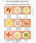Six Tray Food Dehydrator Machine Harnessing Four Hundred Watt Power And Reliable Thermostat for various dried fruits and shrimp.