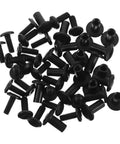 Hex Drive Socket Cap Bolts And Nuts Kit 20 Piece Black Iron DIY Friendly Hardware Set scattered