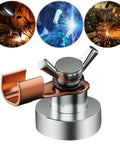 Top Tier Magnetic Welding Ground Clamp With Super Strong Suction Base For Fast On Site Shop Work, No Tools Needed, Fits Any Clean Metal Surface Perfectly - close-up view showing copper and metal design.
