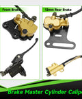Pit Bike Front Brake And 12mm Rear Hydraulic Disc Caliper Assembly For SSR 125cc 110cc Tao Tao Coolster Roketa X Pro