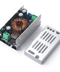 Heavy Duty 100W DC DC Buck Converter Step Down Voltage Regulator Module With Wide Input Range From 10 To 90V, open view showing internal components.