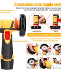 Cordless Mini Angle Grinder Go To Tool 19500 RPM For Quick Cuts And Smooth Polishing On Ceramic Tile Wood Stone And Steel