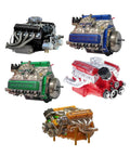 Engine Display Figurine With Precise Engineering Detail For Adults And Gearhead STEM Enthusiasts Realistic Scale Engine Model Kit For Mechanical Junkies And Collectors, assorted colors