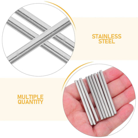 50 Pcs Dowel Pins Cylindrical Fastening Pins M3 Precision Stainless Steel Pegs For Machinery Electronics Automotive Applications Pro Grade