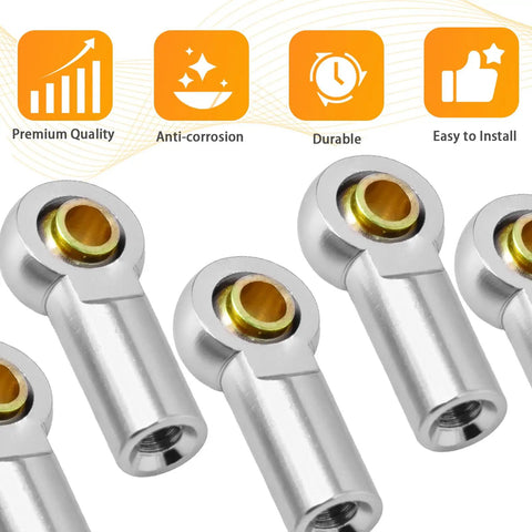 Beefy Aluminum M3 Tie Rod End Ball Joint Link Ball Head Holder 10Pcs RC Car Upgrade Kit shown with premium quality features.