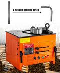 Top-Notch Hydraulic Electric Rebar Bender With Foot Pedals For Precise 0 To 180 Degree Steel Bar Bending, 2000W motor.