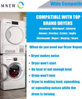 Beefed Up Dryer Repair Kit With Belt Rollers And Idler 4392065 Replacement Parts For Whirlpool Kenmore Amana in use illustration
