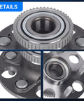 Close-up of Rear Wheel Bearing And Hub Assembly Set Of 2 With ABS For Honda Civic 2004 2005 And Acura RSX 2002 2006 Rear Left And Right 5 Lug