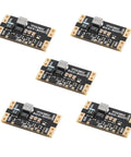 Xl63802 And Tps63802 Buck Boost Voltage Converter 5 Pack showing step-up and step-down regulator modules for Li batteries and microcontrollers.