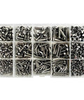 Grab This Pro Grade Hex Head Screw And Nut Kit In 304 A2 Stainless Steel, 12 Sizes M3 M4 M5, 500 Pieces Per Carton, Sturdy Storage Box